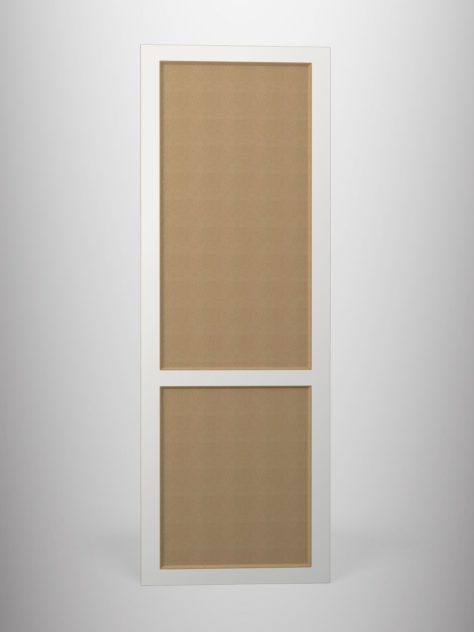 Shaker P4.2, kehyksellinen ovi, 45° sisäprofiililla, kaksi paneelia, maalamaton.